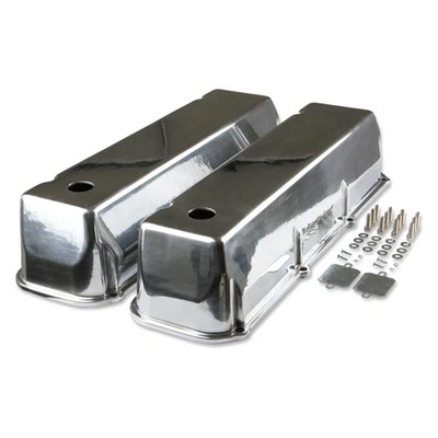 For Ford F-150 1975-1979 Mr. Gasket 6873G Valve Cover Set w Hole - Image 1 of 2