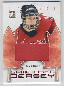 2007-08 ITG O CANADA SAM GAGNER JERSEY /100 GAME USED GUJ-50 In The Game Oilers