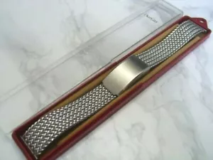 Rare 1960-70s DORGAY 20mm Swiss Heavy Stainless Steel Mesh Bracelet #6999 - Picture 1 of 10