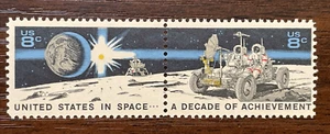 1971 Scott #1434-35 Space Achievement 8 Cent Pair MNH - Picture 1 of 2