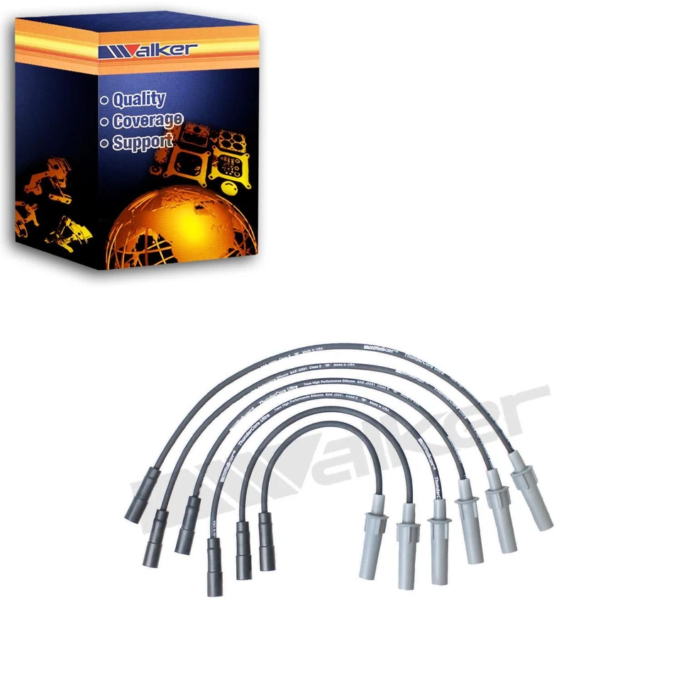 Walker Spark Plug Wire Set For 2001-2007 Dodge Caravan 3.3L V6 - Image 1 of 1