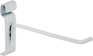 Lote de 100 ganchos de rejilla de alambre de 6" gancho clavija rejilla blanca 6 mm tubería rejilla de listones - Imagen 1 de 10