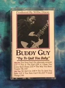 Buddy Guy CASSETTE TAPE Try To Quit You Baby RONN Rare PLAY TESTED - Picture 1 of 4