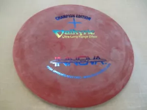 FIRST RUN BLOOD RED CE CHAMPION EDITION VALKYRIE RAINBOW OLD SCHOOL DISC GOLF - Picture 1 of 5