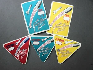 Gregg Allman satin backstage passes AUTHENTIC 5 Bullets Rectangles & triangles! - Picture 1 of 1