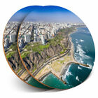 2 x Coasters - Lima Peru Beach Landscape View Home Gift #21791