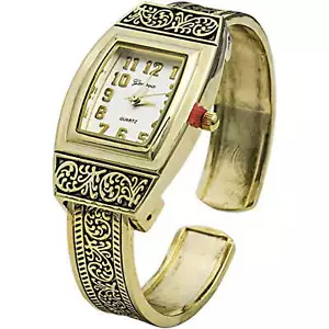 Blekon Collections Womens 26mm Case Intricate Concho Bangle Watch - Picture 1 of 5