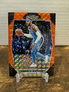 CARMELO ANTHONY 2017-18 MOSAIC BASKETBALL ORANGE PRIZM THUNDER - Picture 1 of 2