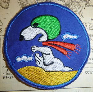 USAF - Patch - SNOOPY FLYS - US AIR FORCE - 20th TASS - Vietnam War - M.246 - Picture 1 of 2