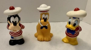 Lote de 3 figuras de juguete de baño de Mickey Mouse y amigos de Disney Cruise Line - Imagen 1 de 8