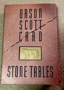 2 ORSON SCOTT CARD HCDJ Books Stone Tables 1st/1st (FLAT SIGNED), Ender’s Game - Picture 1 of 7