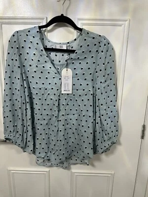 Blusa Noa Noa Talla Eur 38 Azul Nueva Con Etiquetas PVP £79 Foto 1 de 4