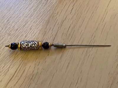 Grande epingle pic à chapeau cheveux ancienne vintage - Photo 1/3