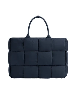 BOTTEGA VENETA Arco Large $2900 Abyss Blue Padded Tote Bag New And Authentic - Picture 1 of 3