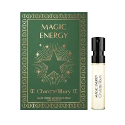 NOVO CHARLOTTE TILBURY MAGIC ENERGY EAU DE PARFUM SPRAY AMOSTRA TAMANHO 0,05 FL OZ - Imagem 1 de 4