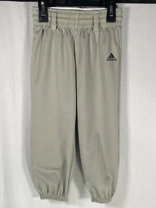 Adidas Boys Gray Active Pants 2XS Youth - Picture 1 of 5