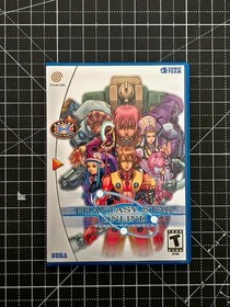 Dreamcast Phantasy Star Online Custom Case - NO Game or Manual