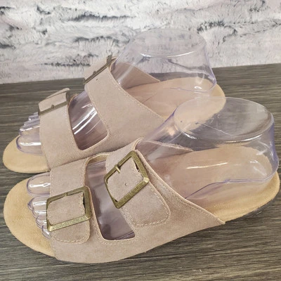 Sandalias para mujer J-41 Adventure-On Pingree, talla 8 M cuero beige cómodas LIMPIAS Foto 1 de 4