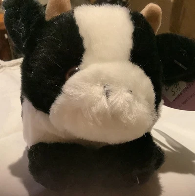 Puffkins Meadow the Cow Small 5”Plush Swibco 1997 Vintage W/Tag Cute! - Image 1 of 4