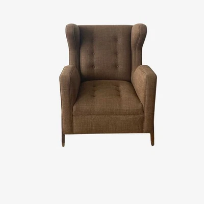 定制中世纪现代翼背休闲椅 — 第 1/4 张图片