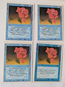 4 Mana Short Revised MTG Exc Free shipping with tracking - Picture 1 of 2