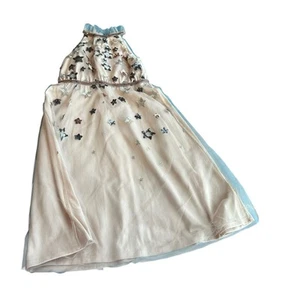 GB Girls Youth Size 6 Pink Sleeveless Lined Dress Star Design Rose Gold - Picture 1 of 8