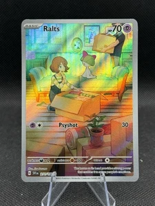 Ralts Illustration Rare IR 211/198 2023 Pokemon TCG Scarlet & Violet Base Set - Picture 1 of 2