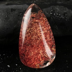 Jewelry Natural Crystal Ghost Phantom Quartz Healing Stone Gemstone Pendant - Picture 1 of 12