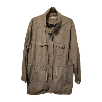 Chaqueta utilitaria para mujer Charlotte Russe ligera verde militar al aire libre talla 3XL Foto 1 de 4