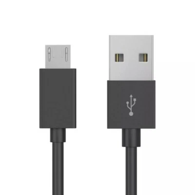 Just Wireless 4ft TPU Micro USB to USB-A Cable - Black  NIB - Image 1 of 2