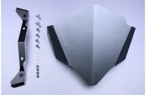 Cúpula Parabrisas Burbuja Titanio Aluminio YAMAHA MT03 320 2016-2019 - Picture 1 of 4
