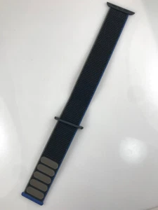 Original Apple Watch Series 7 6 SE 5 4 3 Sport loop band 42mm 44mm 45MM Charcoal - Picture 1 of 9