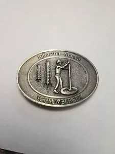 Vintage Johnston - Macco Schlumberger Ölbohrung Gürtelschnalle - Bild 1 von 7