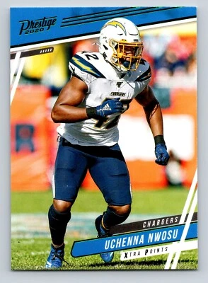 Uchenna Nwosu 2020 Panini Prestige Xtra Points Green #52 Los Angeles Chargers - Image 1 of 2
