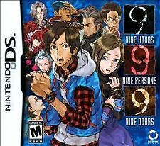 999: Nine Hours, Nine Persons, Nine Doors (Nintendo DS, 2010) ORIGINAL COVER