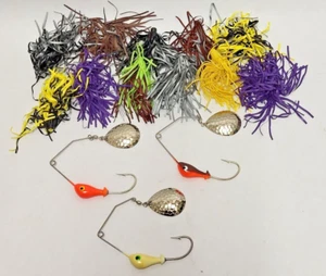 Bass Spinnerbait Spinner Bait Lure Asst Colors 3/4 oz Extra Skirt or Skirts Only - Picture 1 of 14