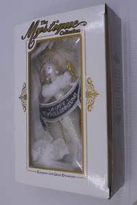 KURT S. ADLER THE MYSTIQUE COLLECTION BLOWN GLASS ORNAMENT, HAPPY NEW MILLENNIUM - Picture 1 of 5