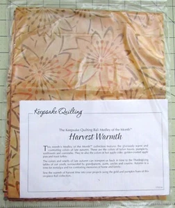 Keepsake Quilting Bali Batik Medley the Month (6) Fat Quarter "Harvest Warmth" - Picture 1 of 2
