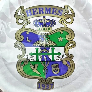 Krewe Of Hermes Crest Mardi Gras Throw Flashing Lights Frisbee Disc Parade NOLA - Picture 1 of 5