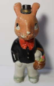 1950s Vintage Easter Bunny Figure Vintage Peter Cottontail Figure Made in Japan - Picture 1 of 22