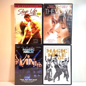STEP UP / THE VOW / MAGIC MIKE / MAGIC MIKE XXL (DVD) Channing Tatum - Romance - Picture 1 of 17