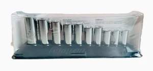 New Snap-on™ 10-pc 3/8" Drive 6-Point Flank Drive® Flare Nut Socket Set 210FRXM - Picture 1 of 5