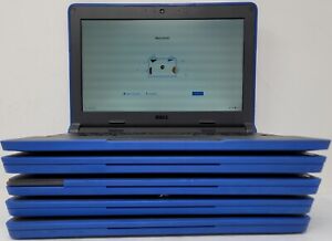 Lot of 5 Dell P22T Chromebook *BLUE* Intel 2.16 GHz [4GB, 16GB]NONTOUCH "P.G.L"