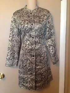 HUGE CHICO’S METALIC BLACK CACHET LADIES CARDIGAN / JACKET size 0 NEW. - Picture 1 of 7