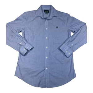 Ralph Lauren Youth Button Down Shirt Blue Classic Fit Long Sleeve Cotton Sz 16 - Picture 1 of 6