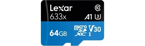 5492127-lexar 633x Memoria Flash 64 GB microSDXC Uhs-i Classe 10 (64gb Lexar 633