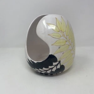 Rara Custodia Ceramica Unica Ernestine Salerno Italia Fiori Dipinta a Mano - Foto 1 di 11