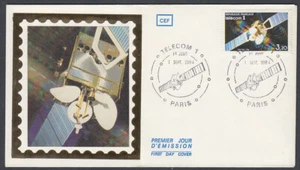 France Envelopes First Day FDC Yvert 2333 Silk - Telecom Paris - Picture 1 of 1
