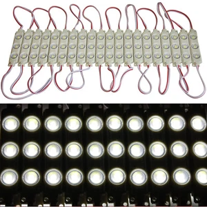 20X LED 3X Kette Module weiß 12V wasserdicht Werbetechnik Werbe Beleuchtung IP65 - Bild 1 von 2