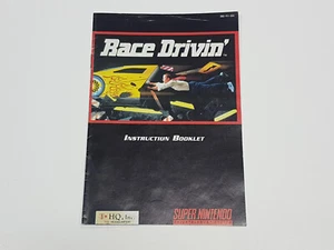 Race Drivin Authentic SNES Super Nintendo Manual Only *stain - Bild 1 von 11